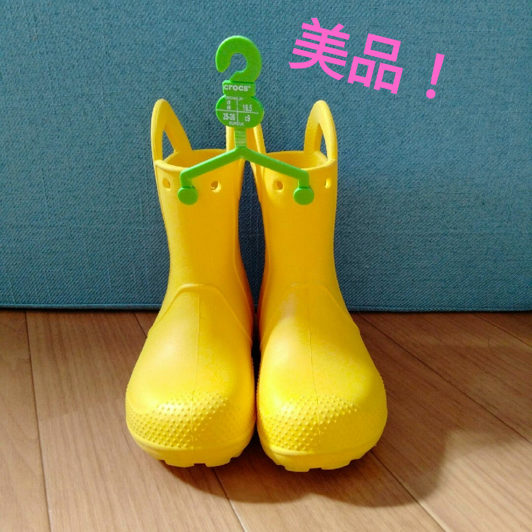 crocs(クロックス)のクロックス　レインブーツ　16.5cm キッズ/ベビー/マタニティのキッズ靴/シューズ(15cm~)(長靴/レインシューズ)の商品写真