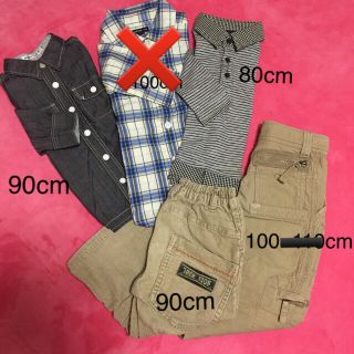 ベビーギャップ(babyGAP)のbaby GAP・BeBe☆シャツ・パンツまとめ売り(パンツ)