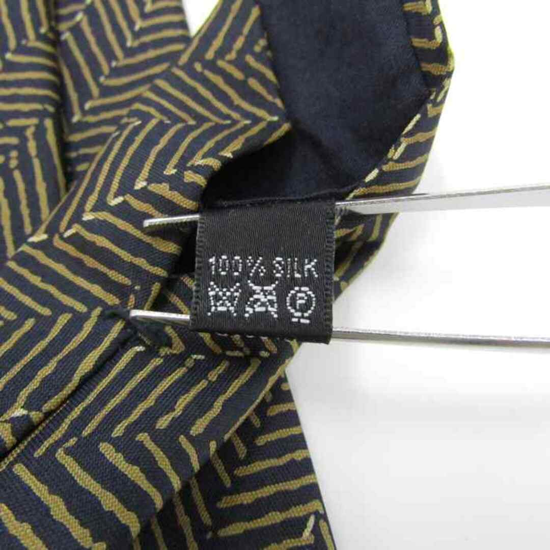 Jim Thompson(ジムトンプソン)のジムトンプソン ブランドネクタイ ストライプ柄 ヘリンボーン柄 シルク タイ製 メンズ ブラック JIM THOMPSON メンズのファッション小物(ネクタイ)の商品写真