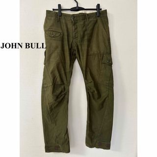 ジョンブル(JOHNBULL)のJOHN BULL　カーゴパンツ　ボトムス　コットンジップフライ　アメカジ　古着(ワークパンツ/カーゴパンツ)