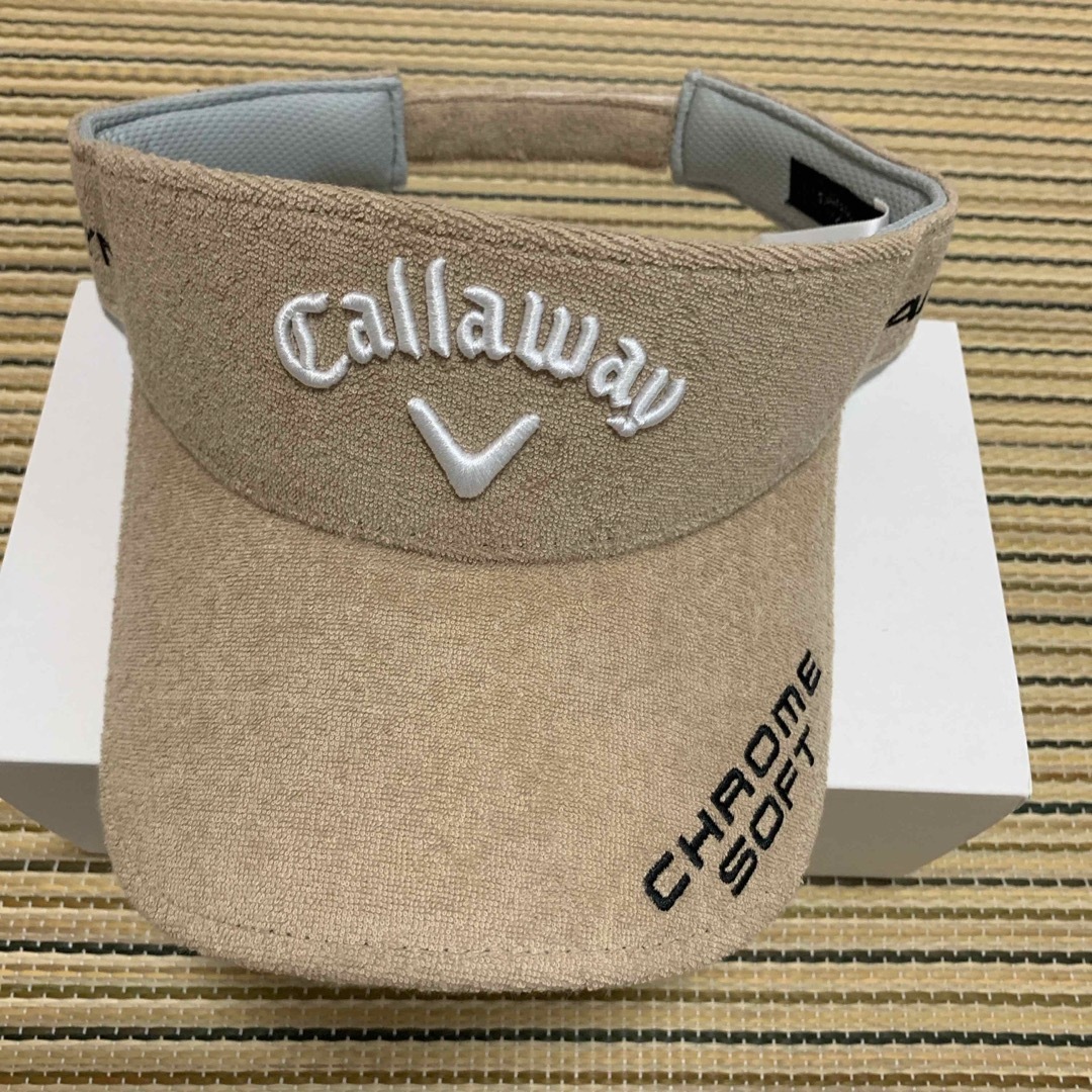 Callaway Golf(キャロウェイゴルフ)のキャロウェイゴルフ　レディースバイザー レディースの帽子(キャップ)の商品写真