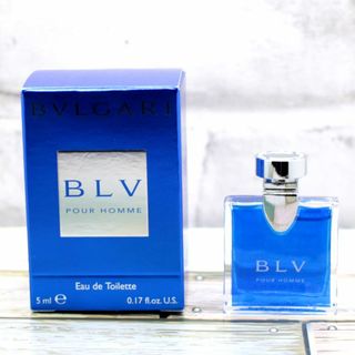 ブルガリ(BVLGARI)の未使用 ブルガリ ブループールオム EDT 5ml ミニ香水(香水(男性用))