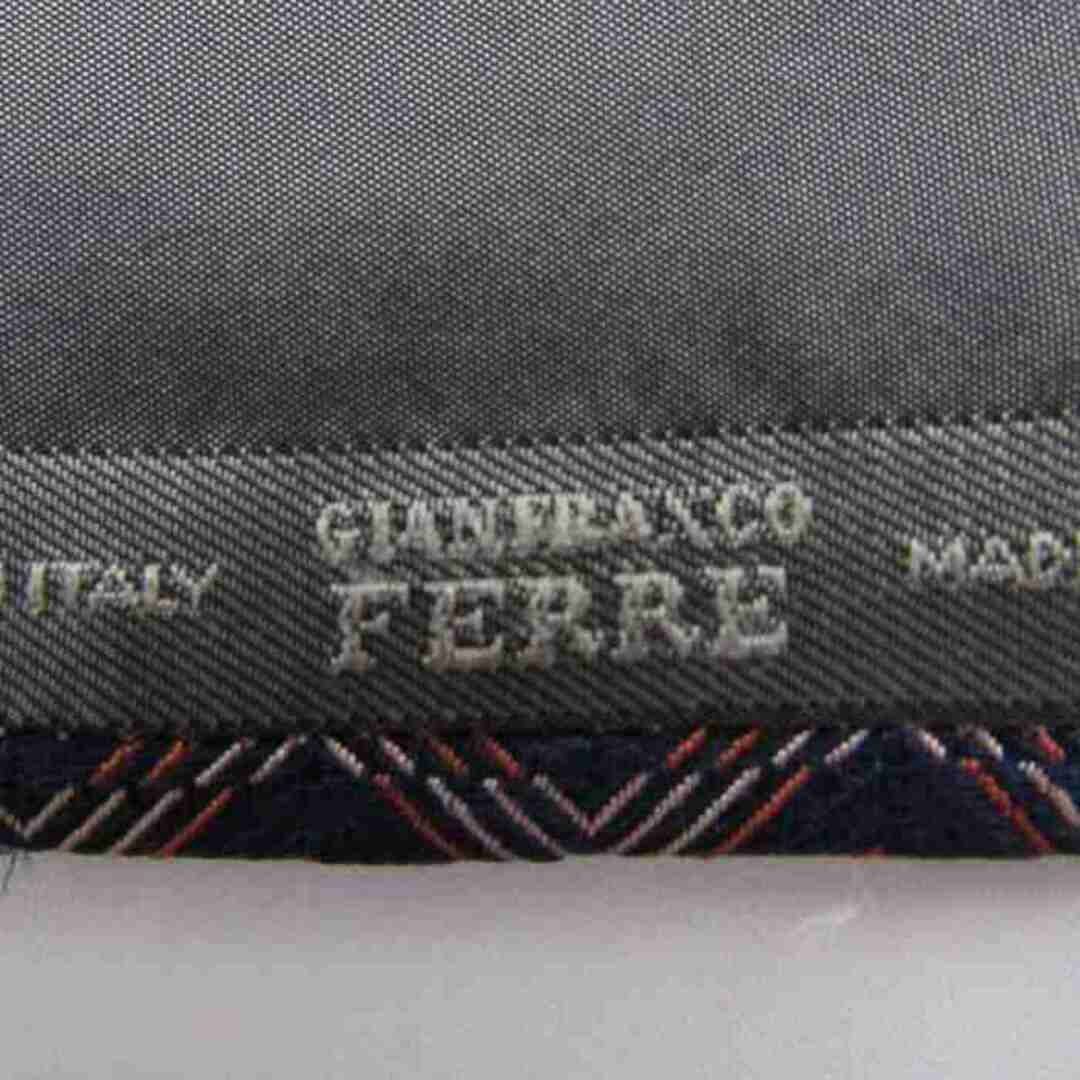 Gianfranco FERRE(ジャンフランコフェレ)のジャンフランコフェレ ブランドネクタイ ストライプ柄 シルク イタリア製 メンズ ネイビー GIANFRANCO FERRE メンズのファッション小物(ネクタイ)の商品写真