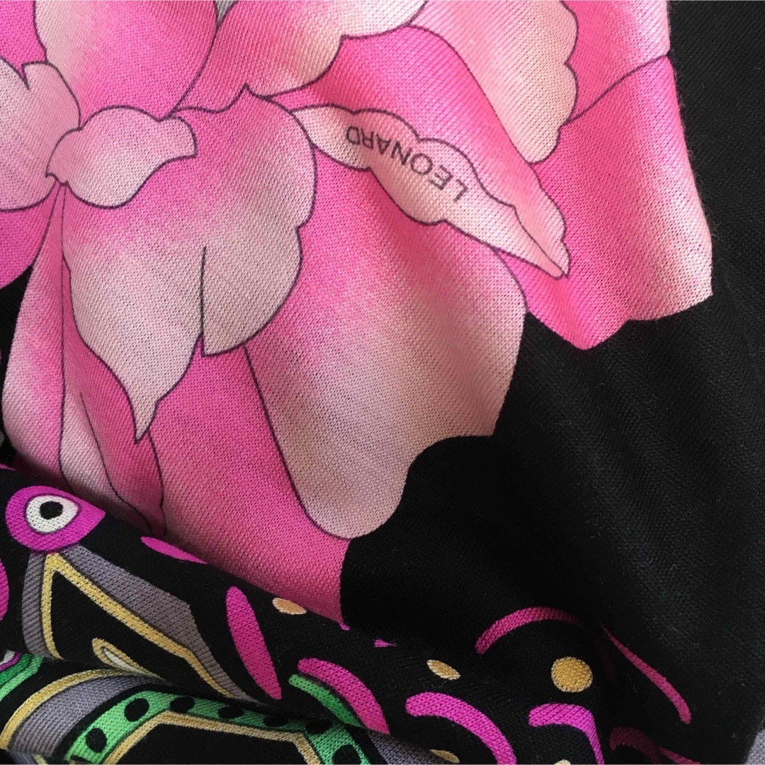 LEONARD(レオナール)の美品　LEONARD レオナール　シルクウール　花柄　セーター レディースのトップス(ニット/セーター)の商品写真