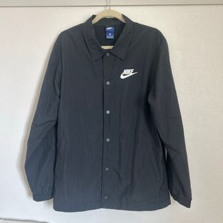 ナイキ(NIKE)のNIKE コーチジャケット　黒(ナイロンジャケット)