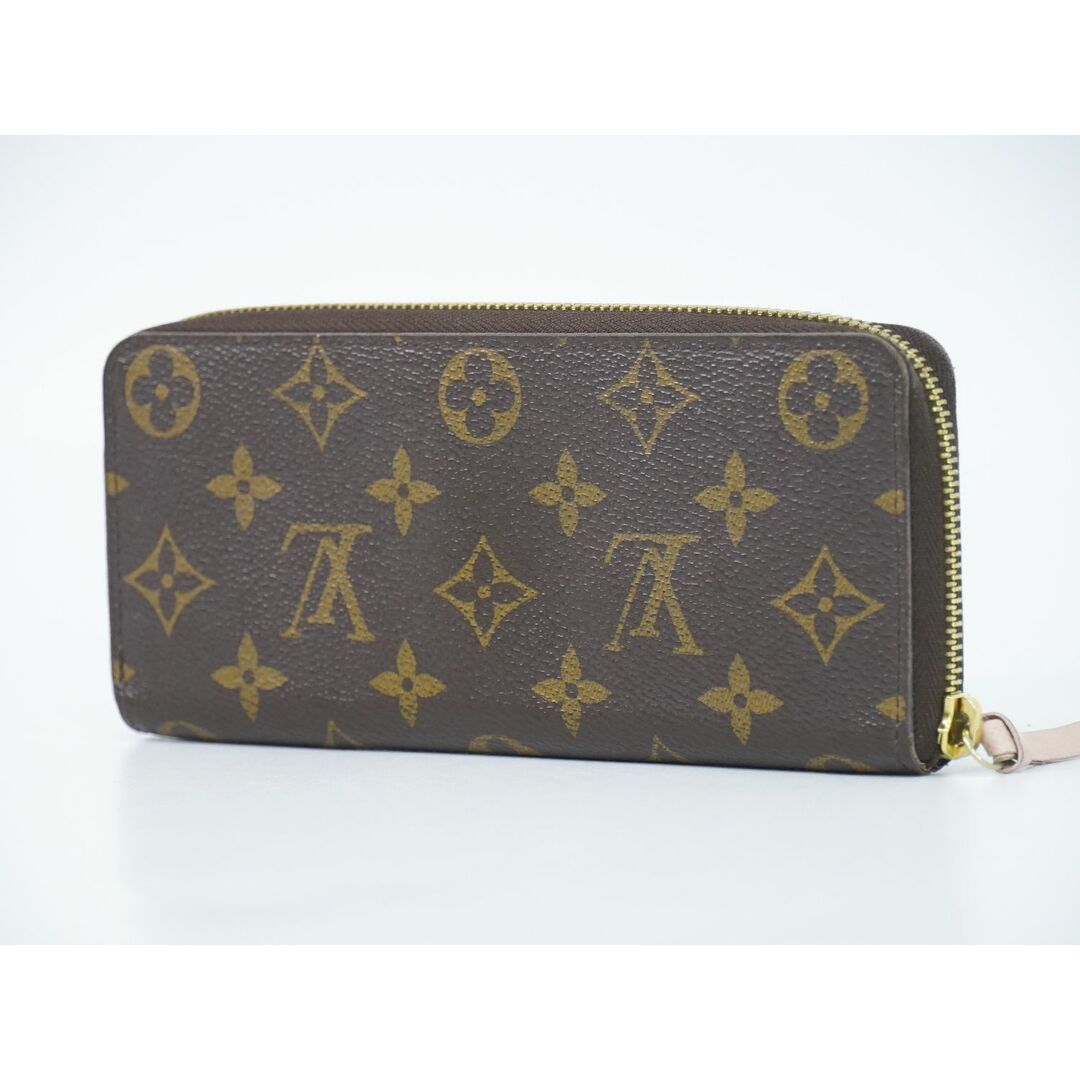 LOUIS VUITTON(ルイヴィトン)の本物 ルイヴィトン LOUIS VUITTON LV ポルトフォイユ クレマンス モノグラム ラウンドファスナー 長財布 ブラウン M61298 ビトン 財布 ウォレット 中古 レディースのファッション小物(財布)の商品写真