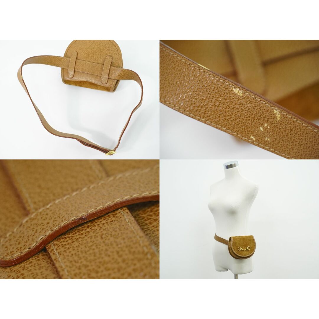 GUCCI - 本物 グッチ GUCCI ホースビット ウエストポーチ GUCCI - 本物 グッチ GUCCI ホースビット ウエストポーチ