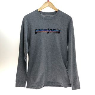 パタゴニア(patagonia)の□□Patagonia パタゴニア 長袖Tシャツ Mサイズ 38964FA16 グレー(Tシャツ/カットソー(七分/長袖))