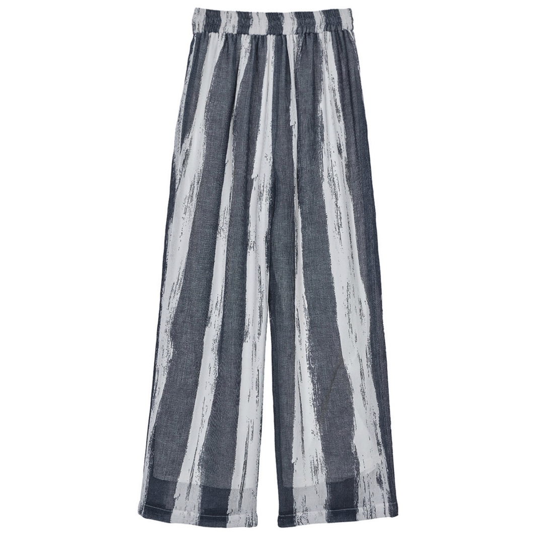 Ameri VINTAGE(アメリヴィンテージ)の新品タグ付き⭐︎ameri PAINT STRIPE RELAX PANTS レディースのパンツ(カジュアルパンツ)の商品写真