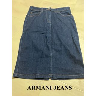 アルマーニジーンズ(ARMANI JEANS)のARMANI JEANS デニムスカート(ひざ丈スカート)