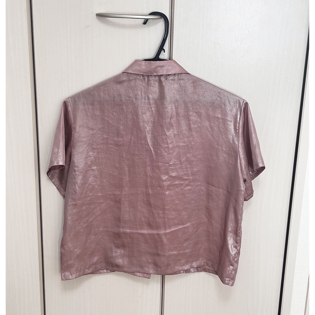EMODA(エモダ)のEMODA エモダ　開襟シャツ オープンシャツ レディースのトップス(シャツ/ブラウス(半袖/袖なし))の商品写真