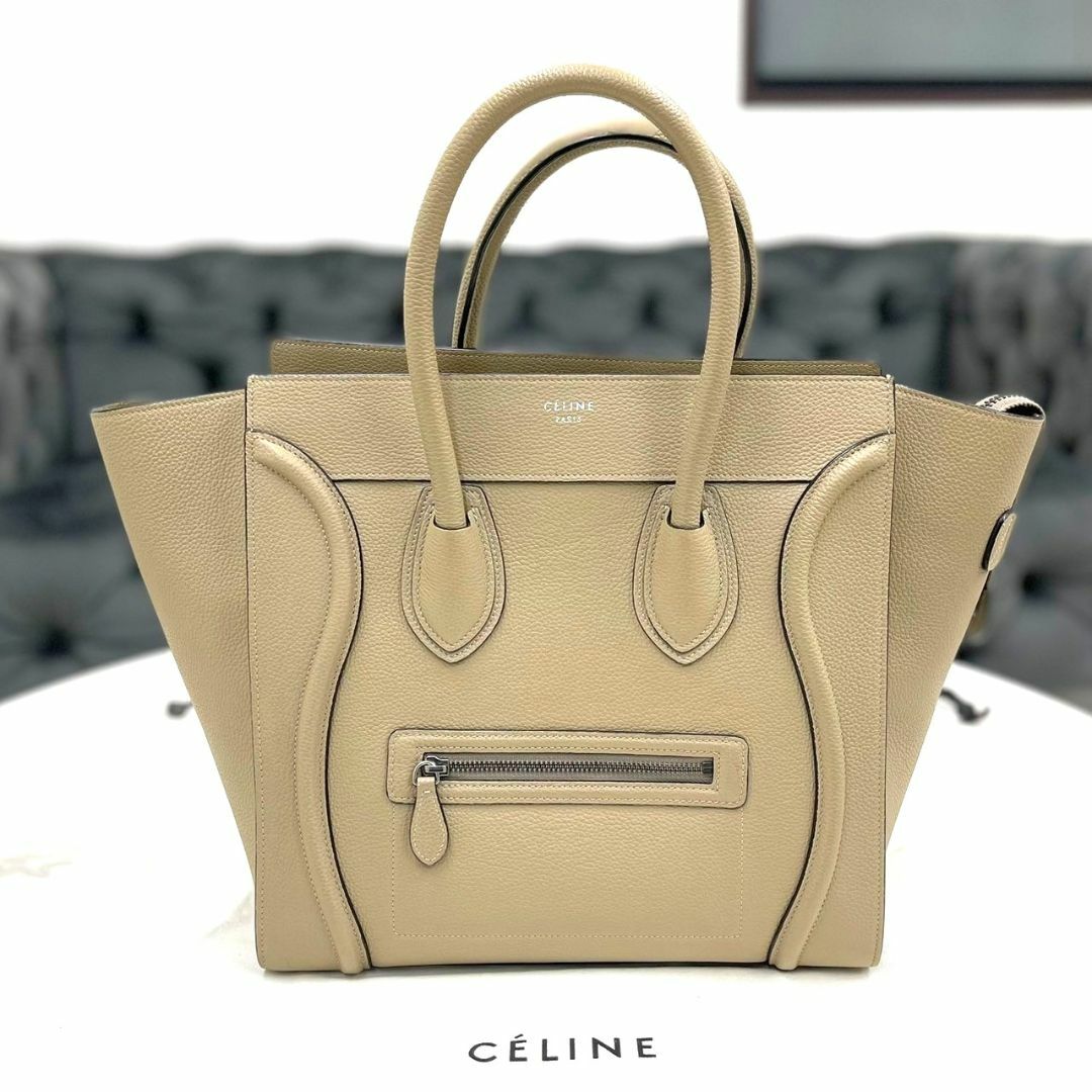 celine - 美品☆ セリーヌ ラゲージ ミニ デューン レザー トート