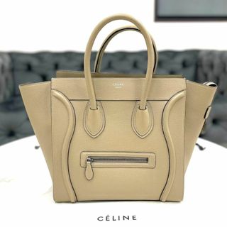 セリーヌ(celine)の美品☆　セリーヌ　ラゲージ　ミニ　デューン　レザー　トートバッグ(トートバッグ)