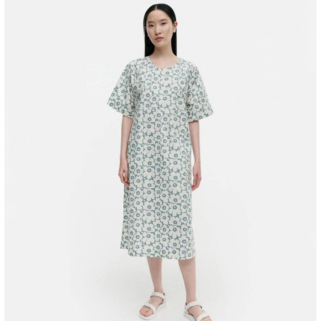 marimekko(マリメッコ)の【未使用】マリメッコ Gravyyri Unikko ワンピース サイズ36 レディースのワンピース(ひざ丈ワンピース)の商品写真