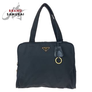 プラダ(PRADA)のPRADA プラダ テスート ブラック 黒 ゴールド金具 ナイロン トートバッグ ハンドバッグ レディース 404562 【中古】(トートバッグ)