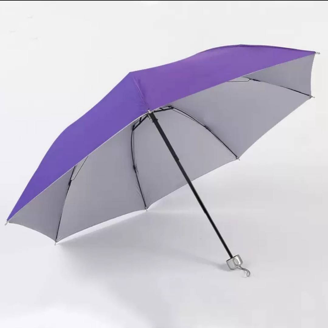 【新品】日傘　雨傘　折りたたみ傘 レディース   晴雨兼用 UVカット 紫 レディースのファッション小物(傘)の商品写真