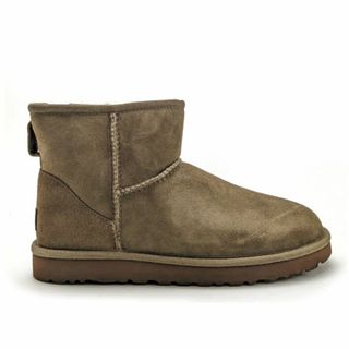 アグ(UGG)の【BLACK】アグ UGG CLASSIC MINI II 1016222 クラシック ミニ II シープスキン ボア レディース ブーツ カーキ系 レディース【送料無料】(ブーツ)