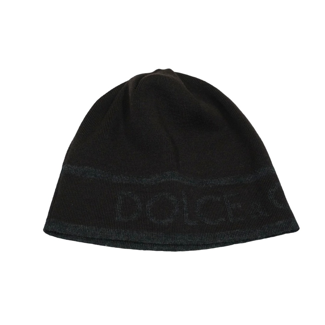 DOLCE&GABBANA(ドルチェアンドガッバーナ)のDOLCE&GABBANA ドルチェアンドガッバーナ ニットキャップ ニット帽 ビーニー ブラウン グレー 美品 中古 60056 レディースの帽子(ニット帽/ビーニー)の商品写真
