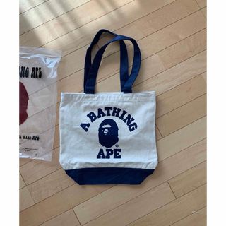 AAPE BY A BATHING APE - エイプ　ロゴ　キャンパス　トートバッグ