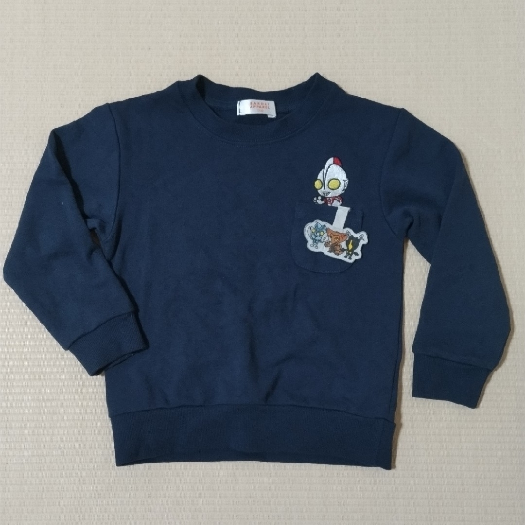 BANDAI(バンダイ)の【値下げ】ウルトラマン　トレーナー キッズ/ベビー/マタニティのキッズ服男の子用(90cm~)(Tシャツ/カットソー)の商品写真