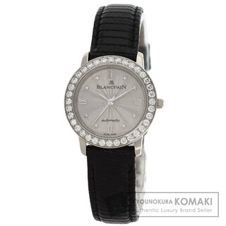 ブランパン(BLANCPAIN)のBlancpain B0096A 192GC レディバード ベゼルダイヤモンド メーカーコンプリート 腕時計 K18WG 革 ダイヤモンド レディース(腕時計)