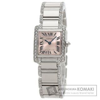 カルティエ(Cartier)のCARTIER WE1002SF タンクフランセーズ SM ダイヤモンド メーカーコンプリート  腕時計 K18WG K18WGxダイヤモンド ダイヤモンド レディース(腕時計)