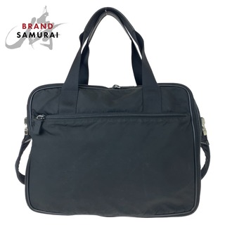 プラダ(PRADA)のPRADA プラダ テスート ブラック 黒 ナイロン ビジネスバッグ ブリーフケース メンズ 404878 【中古】(ビジネスバッグ)