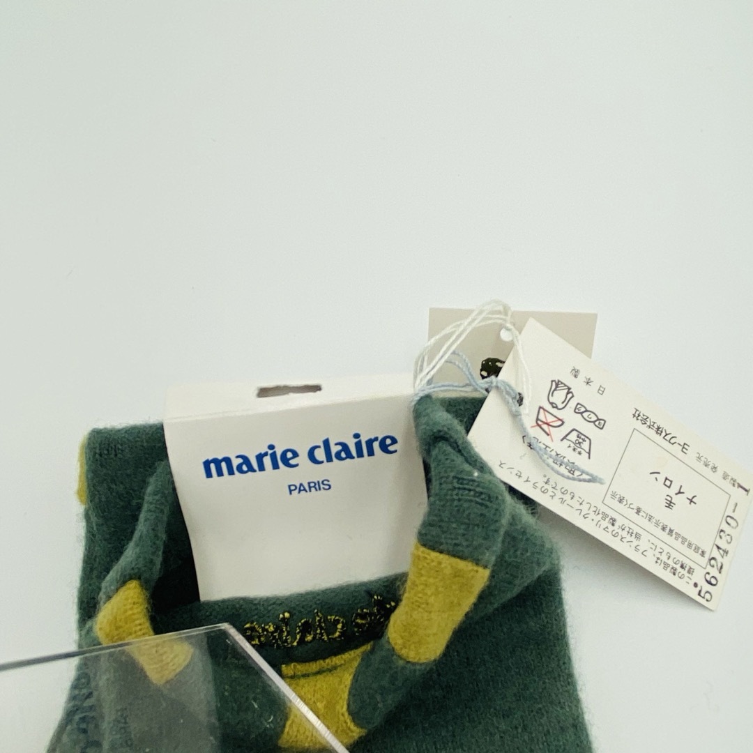 Marie Claire(マリクレール)の未使用品 ★marie claire★ 手袋 ５本指 レディース 無地 グリーン レディースのファッション小物(手袋)の商品写真