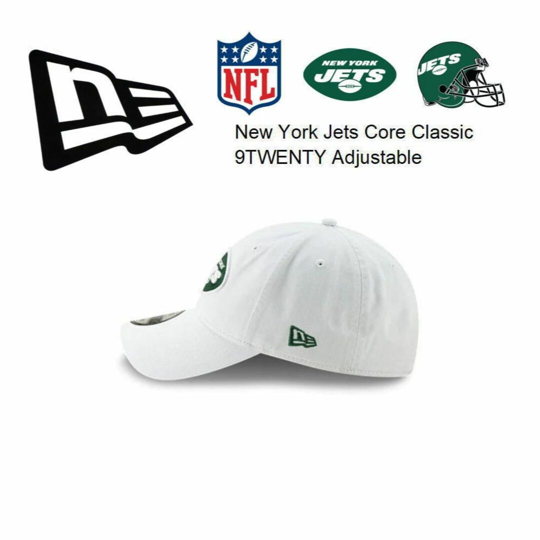 NEW ERA(ニューエラー)のニューエラ　NFL JETSジェッツ　920アジャスタブルキャップ ホワイト メンズの帽子(キャップ)の商品写真
