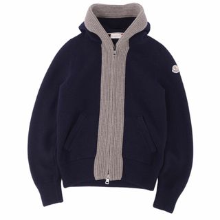 【破格最安値】MONCLER モンクレール ニット ジップパーカーアイボリーXL