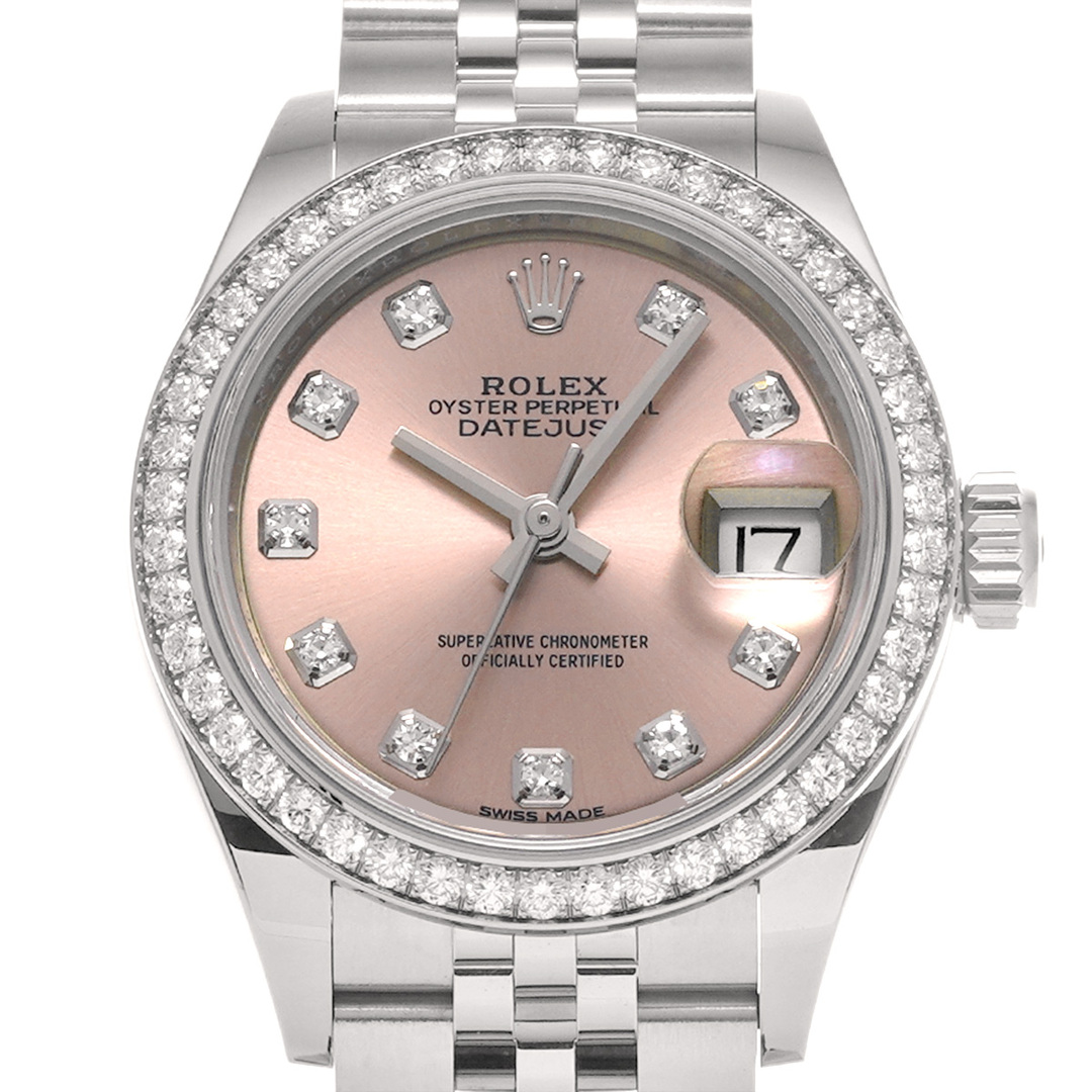 ROLEX(ロレックス)の中古 ロレックス ROLEX 279384RBR ランダムシリアル ピンク /ダイヤモンド レディース 腕時計 レディースのファッション小物(腕時計)の商品写真