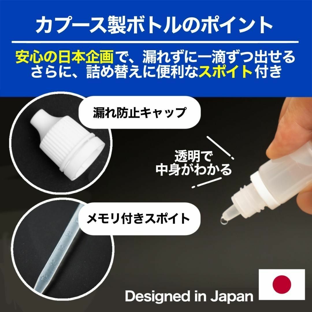 新品 ドロッパーボトル 点眼容器 5ml 30本 今だけスポイト付 KAPOOS インテリア/住まい/日用品の日用品/生活雑貨/旅行(旅行用品)の商品写真