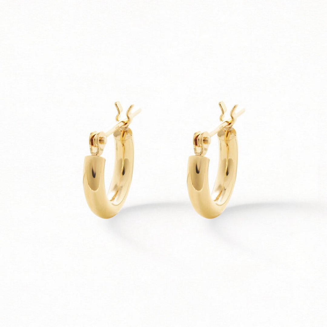 STAR JEWELRY - 【新品☆片耳のみ】K18イエローゴールド フープ STAR JEWELRY - 【新品☆片耳のみ】K18イエローゴールド フープ