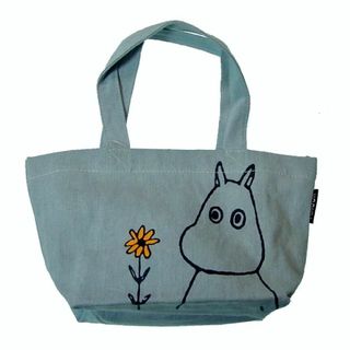 ムーミン(MOOMIN)のムーミン：トロール デニム調ミニトート バッグ★ウォッシュブルー(トートバッグ)