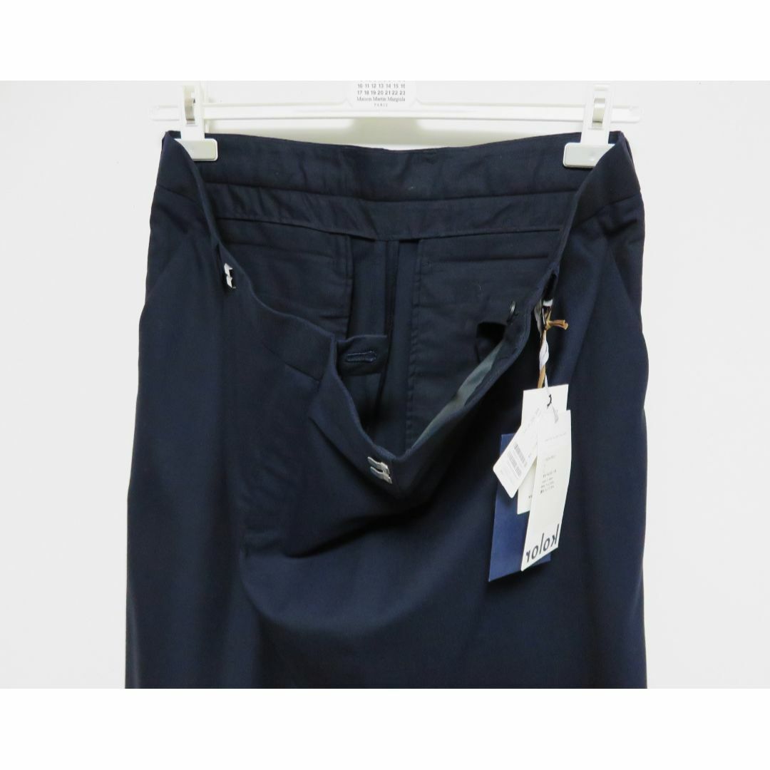 kolor(カラー)の定価5万 新品 kolor Thai Pants 2 ネイビー 日本製 カラー メンズのパンツ(その他)の商品写真