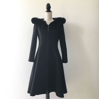 Rene/ルネ ロングジャケットコート 34 値下不可黒