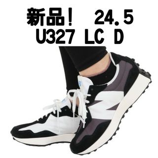 New Balance - 新品! ニューバランス U327 LC D 24.5 ブラックの通販