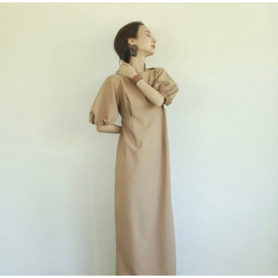 louren puff sleeve onepiece レディースのワンピース(ロングワンピース/マキシワンピース)の商品写真