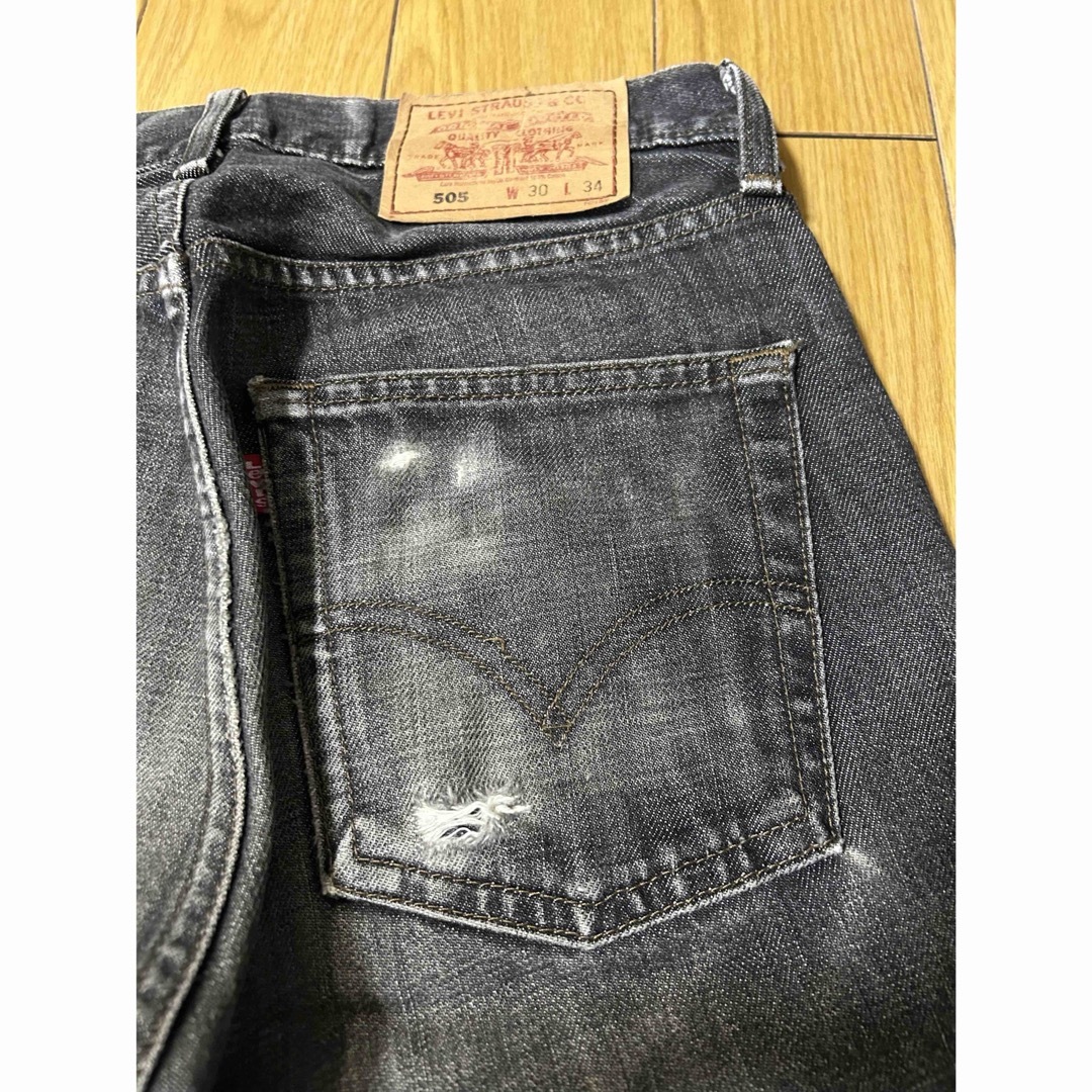 Levi's(リーバイス)のリーバイス　505 ブラック　日本製　W30 メンズのパンツ(デニム/ジーンズ)の商品写真