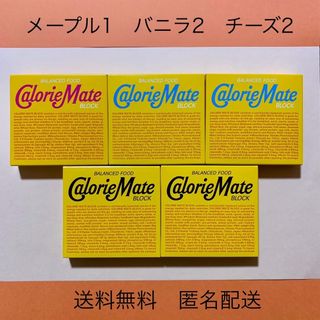 オオツカセイヤク(大塚製薬)の【カロリーメイト 4本入 5箱】 メープル1箱•バニラ2箱•チーズ2箱(菓子/デザート)