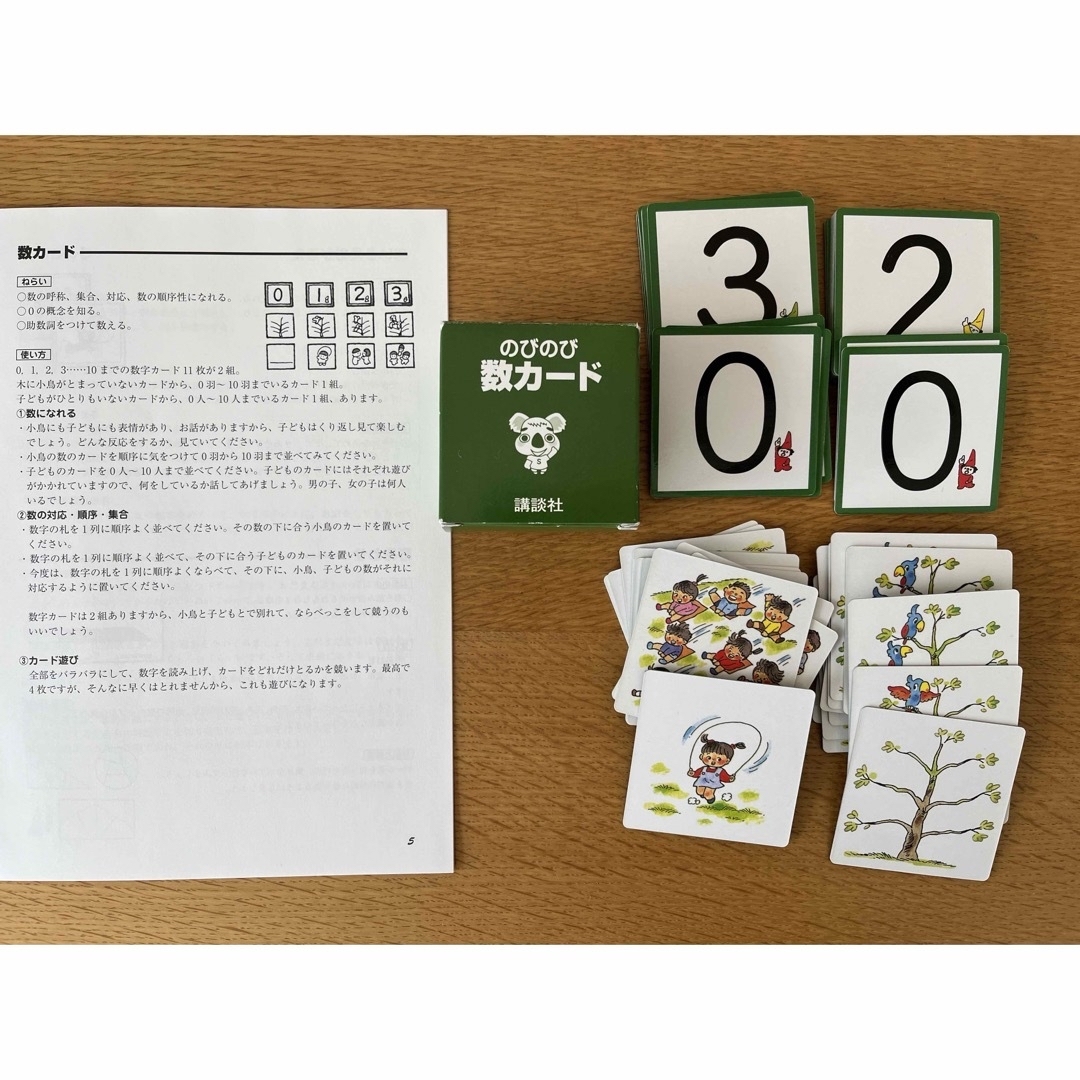 講談社(コウダンシャ)の講談社すこやか教室　のびのびコース　年間教材　年中 キッズ/ベビー/マタニティのおもちゃ(知育玩具)の商品写真