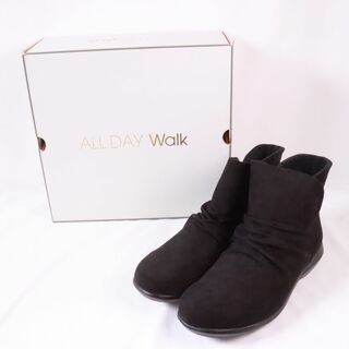 ALLDAYWark　オールデイウォーク　防寒ブーツ　黒　25.0　タグ付き(ブーツ)