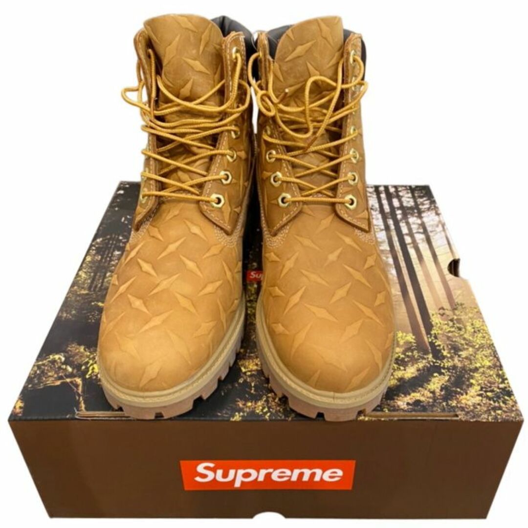 Supreme(シュプリーム)の23FW Supreme × Timberland Diamond Plate 6″ Premium Waterproof Boot Wheat ウィート 27cm メンズの靴/シューズ(ブーツ)の商品写真