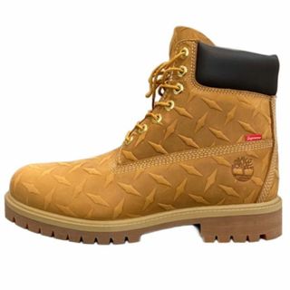 Supreme - 23FW Supreme × Timberland Diamond Plate 6″ Premium Waterproof Boot Wheat ウィート 27cm