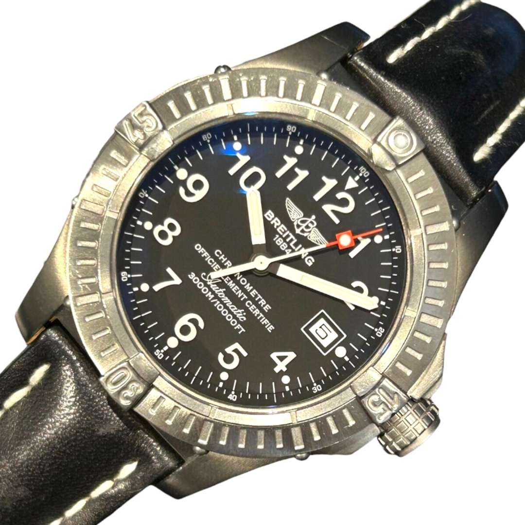 BREITLING(ブライトリング)の　ブライトリング BREITLING アベンジャー シーウルフ E17370 ブラック チタン メンズ 腕時計 メンズの時計(その他)の商品写真