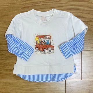 プティマイン(petit main)の【セサミストリート】シャツレイヤード長T(Tシャツ/カットソー)