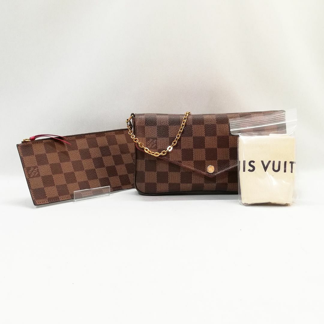良品】ルイ・ヴィトン(ダミエ)ポシェット・フェリシー ミニ 良品】ルイ・ヴィトン(ダミエ)ポシェット・フェリシー ミニ
