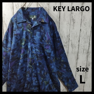【KEY LARGO】Artistic Patterned Shirt　D346(シャツ)