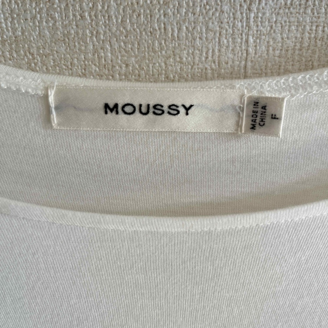 moussy(マウジー)のmoussy カットソー　半袖 レディースのトップス(カットソー(半袖/袖なし))の商品写真