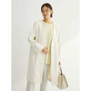 グリーンパークス(green parks)の【エクリュー】撥水加工 ケア楽着流しコート 24SS/イージーケア/ノーカラー(その他)